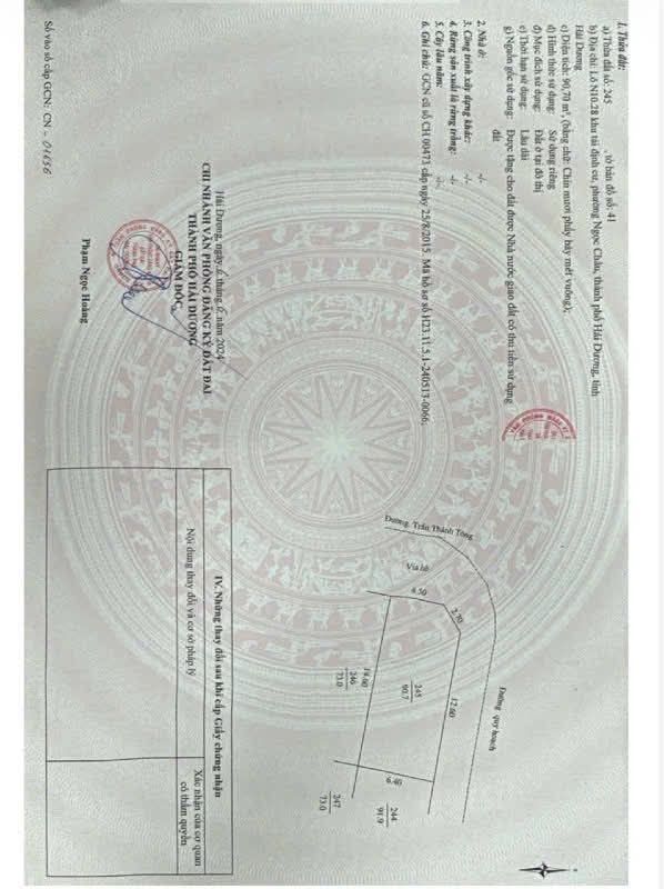 Bán Gấp Lô Góc Tái Định Cư Ngọc Châu, 90.7m² - Kinh Doanh Đắc Địa