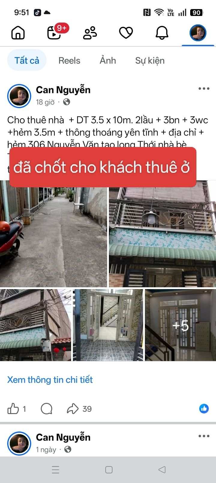 Nhà nguyên căn Nguyễn Văn Tạo Long Thới - Thỏa thuận - Sẵn sàng ở ngay