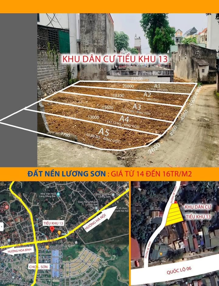Đất Vàng Lương Sơn 86m² - Sổ Đỏ Chính Chủ, Giá 1.3 Tỷ