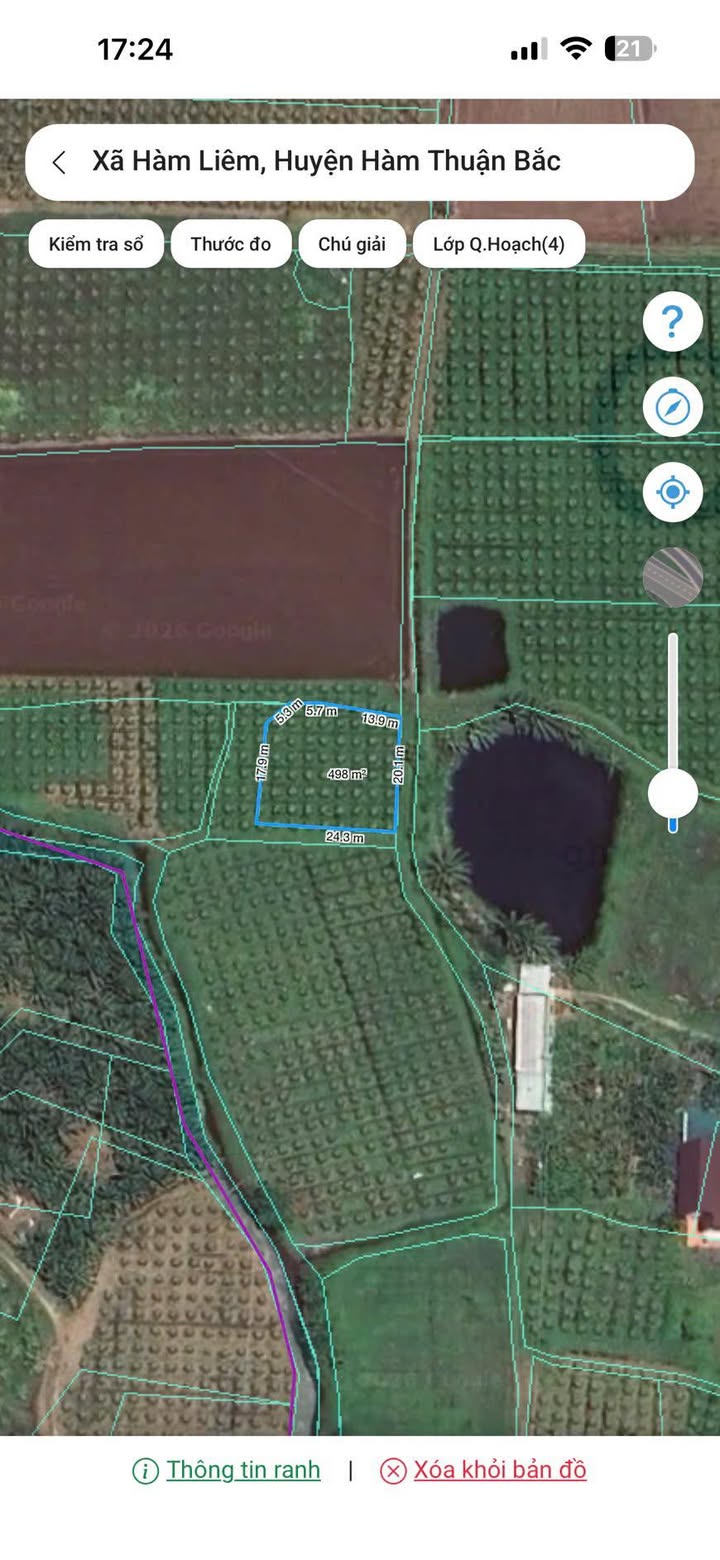 Bán Gấp 3 Sổ Hồng Riêng Đất Vườn 720m² Hàm Liêm, Bình Thuận - Giá Đầu Tư 5xx Triệu