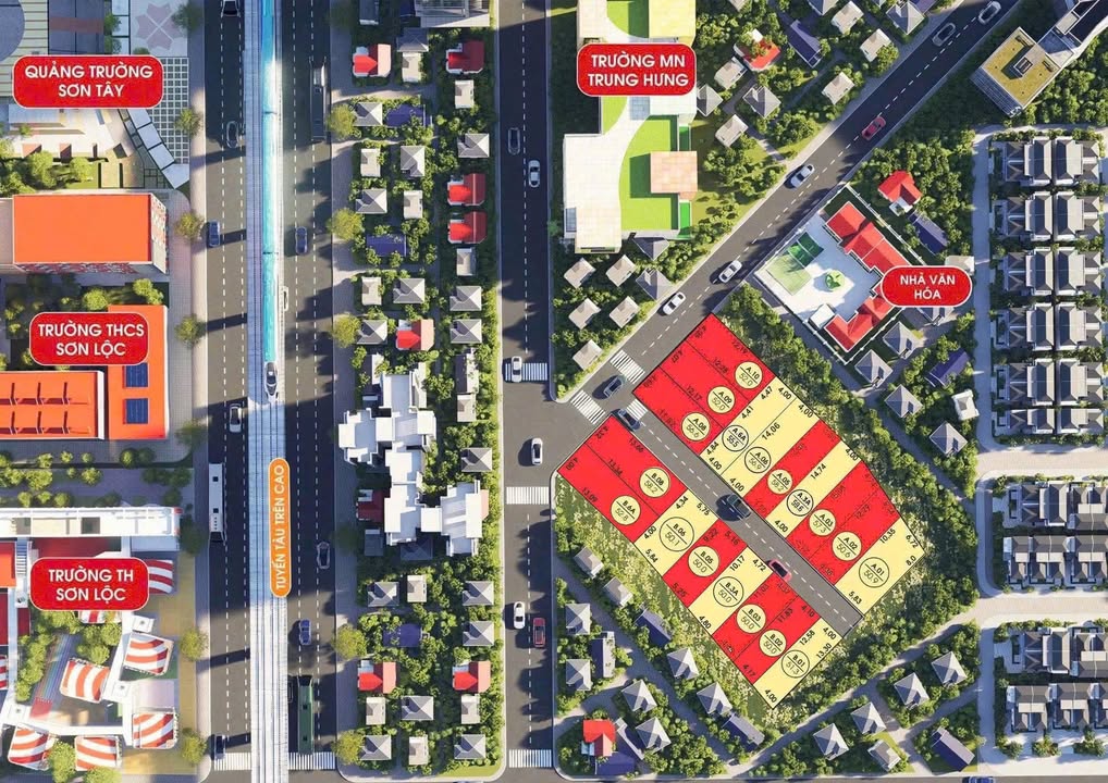 Đất nền Phố Chùa Thông, Sơn Tây 50m² - Sổ đỏ riêng, giá tốt