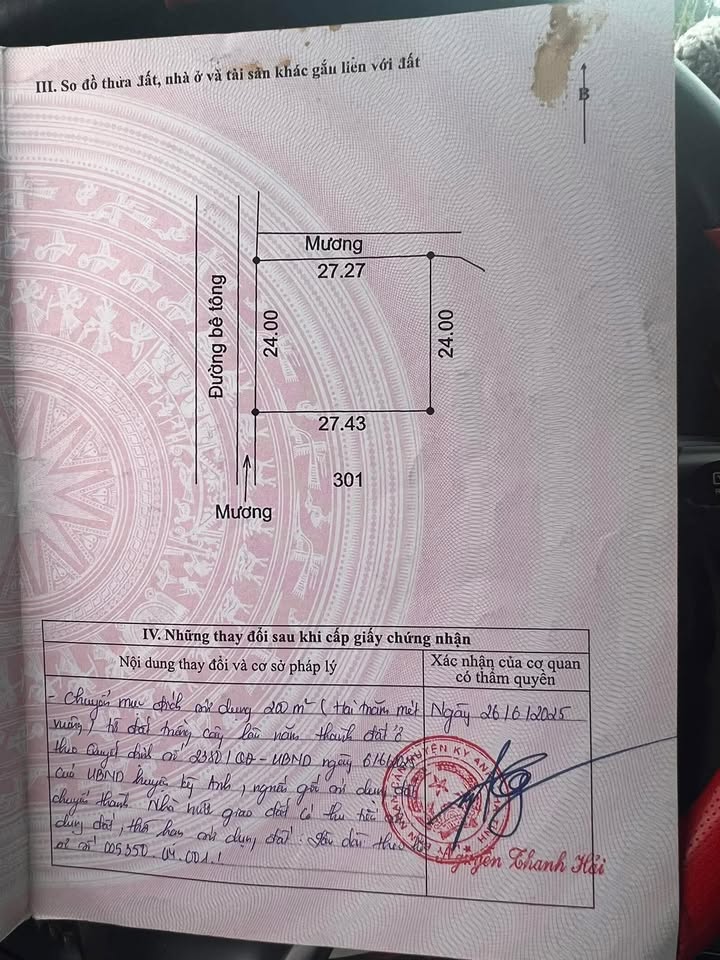 Đất Vườn 648m² Huyện Tân Kỳ - Sẵn Sàng Xây Tổ Ấm