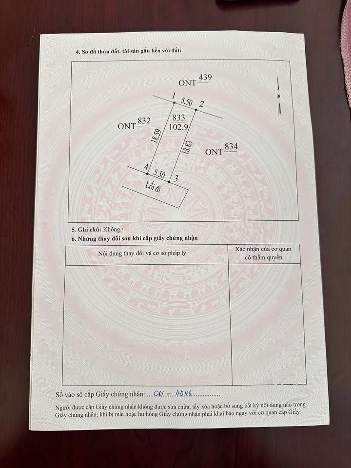Đất nền Lam Sơn, Tam Nông 102.9m² sổ đỏ chính chủ - Cơ hội đầu tư F0