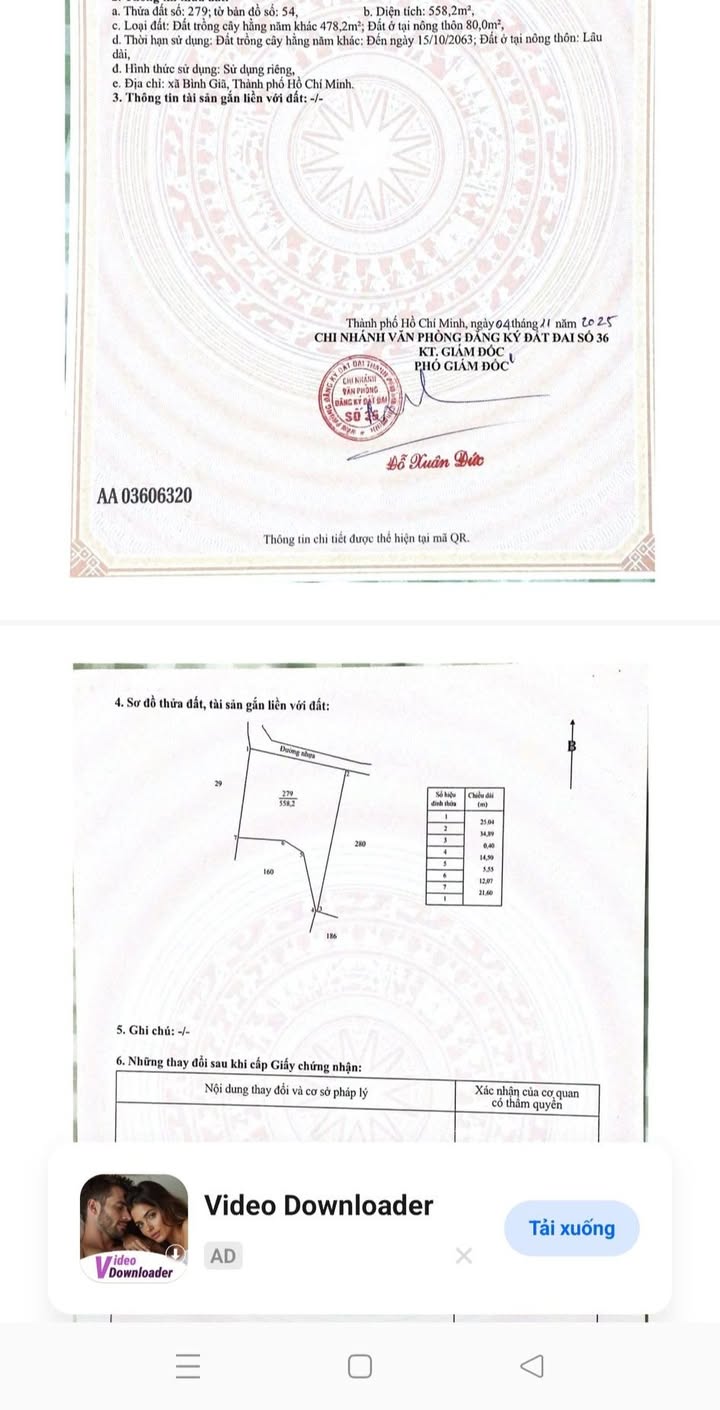 Bán Đất Bình Giã 3200m² - Mặt Tiền Nhựa 25m, 80% Thổ Cư, Có Ao Riêng