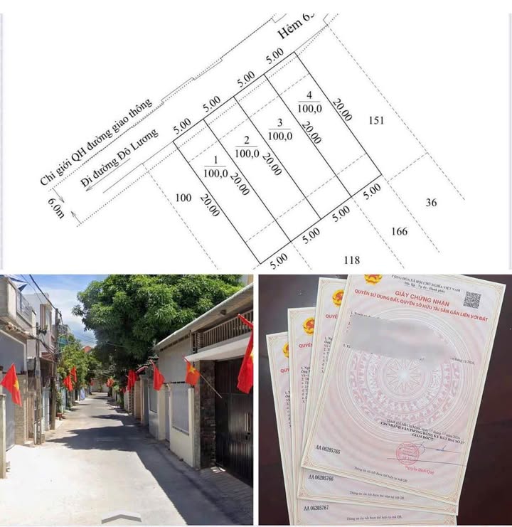 Đất Nền Hẻm 65 Đô Lương Vũng Tàu 100m² - Sổ đỏ chính chủ, 4.8 tỷ