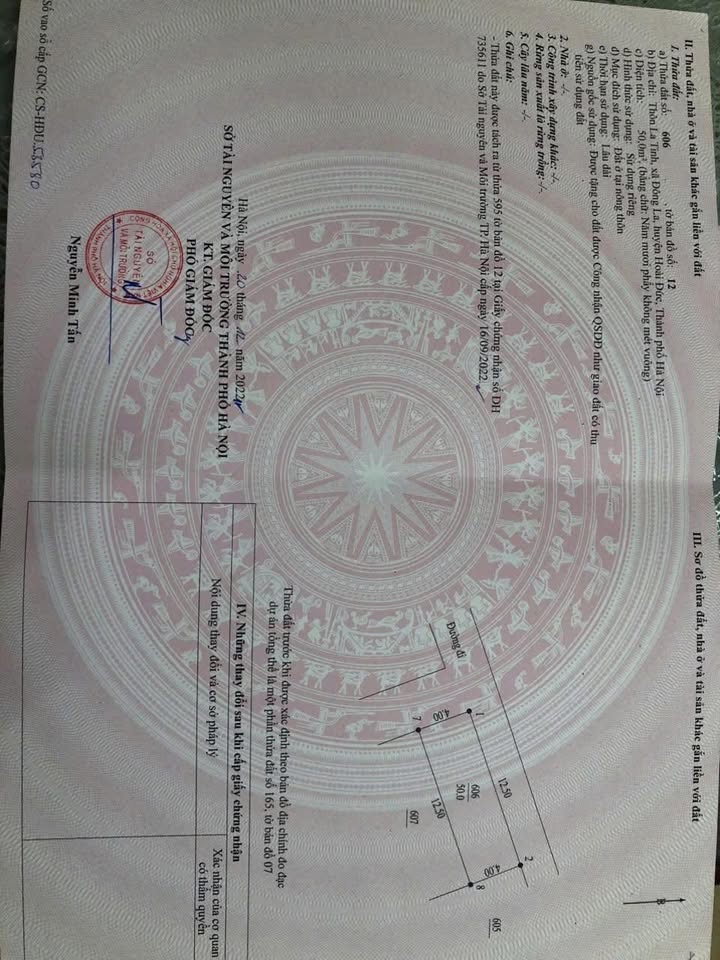 Đất nền La Tinh Đông 50m² - Đường to ô tô, tiềm năng tăng giá!