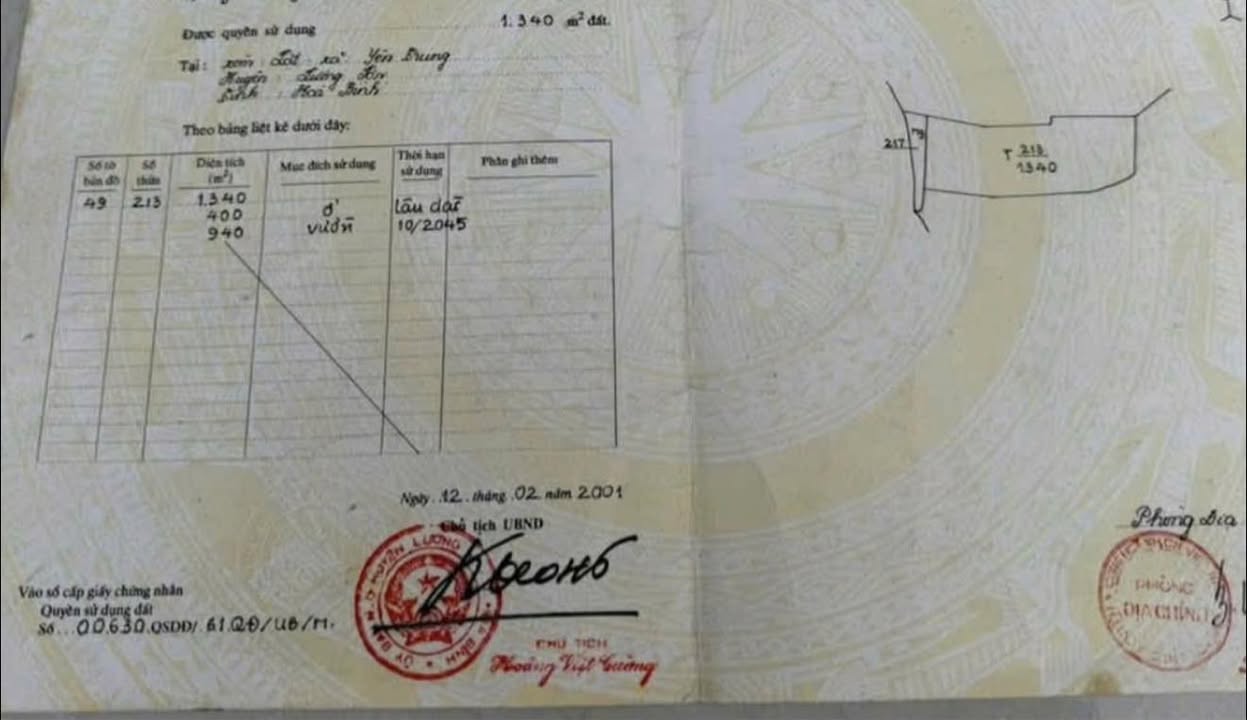 Đất nền Yên Trung, Thạch Thất 1000m² - Tiềm năng tăng giá vượt trội!