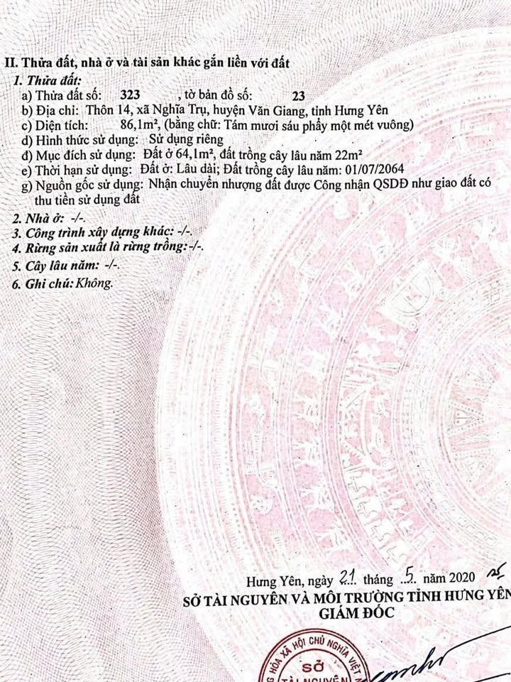 Đất Nền Dự Án VIN 2 Hưng Yên 86m² - Sổ Hồng Sẵn Sàng