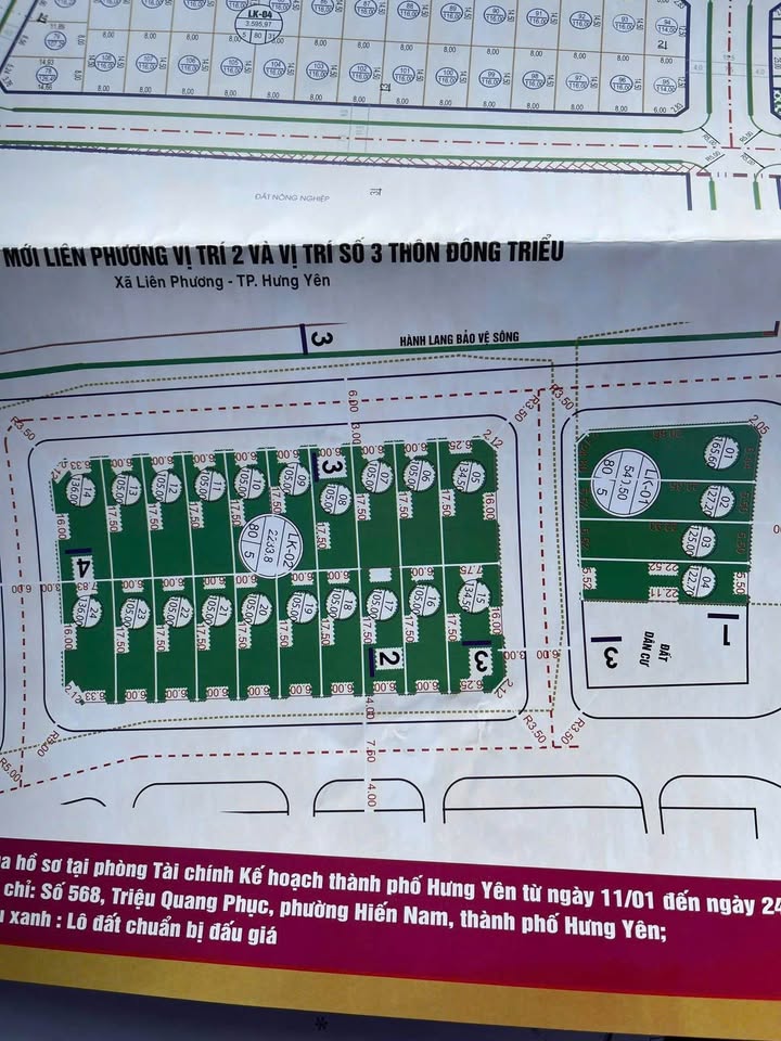 Đất nền Giãn dân Đông Chiểu 105m² - Sổ đỏ chính chủ