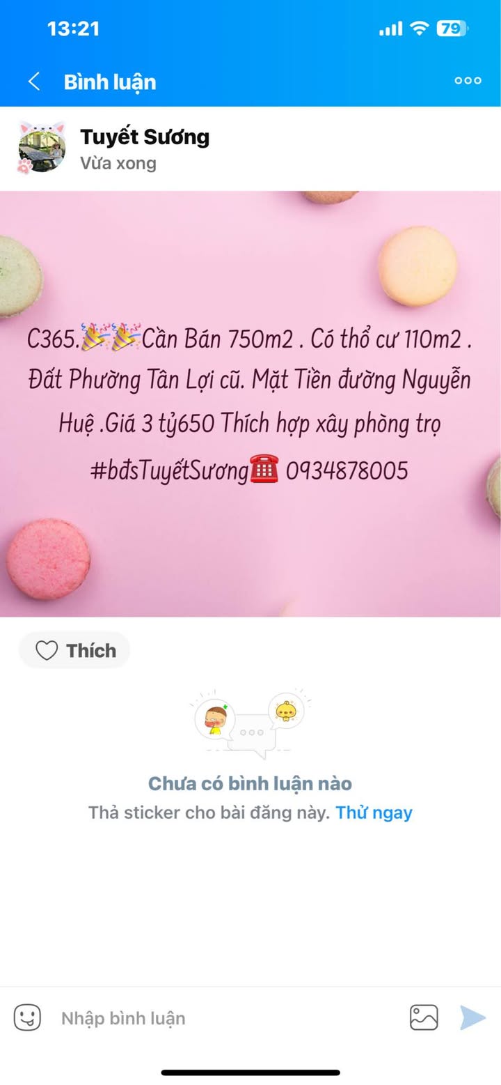 Đất Vàng Mặt Tiền Nguyễn Huệ, BMT - 750m², Sổ Đỏ Riêng, Giá 3.65 Tỷ