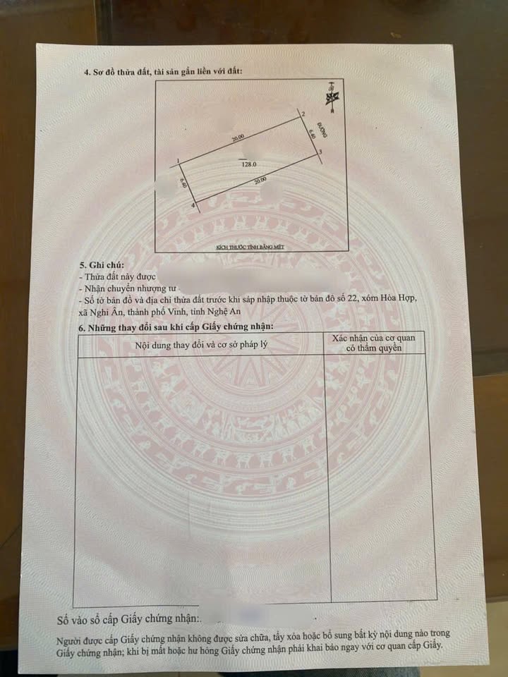 Đất nền Nghi Ân, Vinh 128m² - Tiềm năng tăng giá vượt trội!