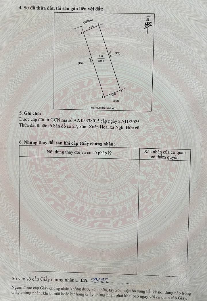 Đất Nghi Đức, Vinh 100m² - Sổ Đỏ Sẵn Sàng, Giá 3.5 Tỷ