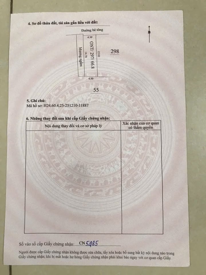 Đất nền Tây Nam Sách 66.8m² - Mặt tiền 4.5m, ô tô đỗ cửa, kinh doanh tốt