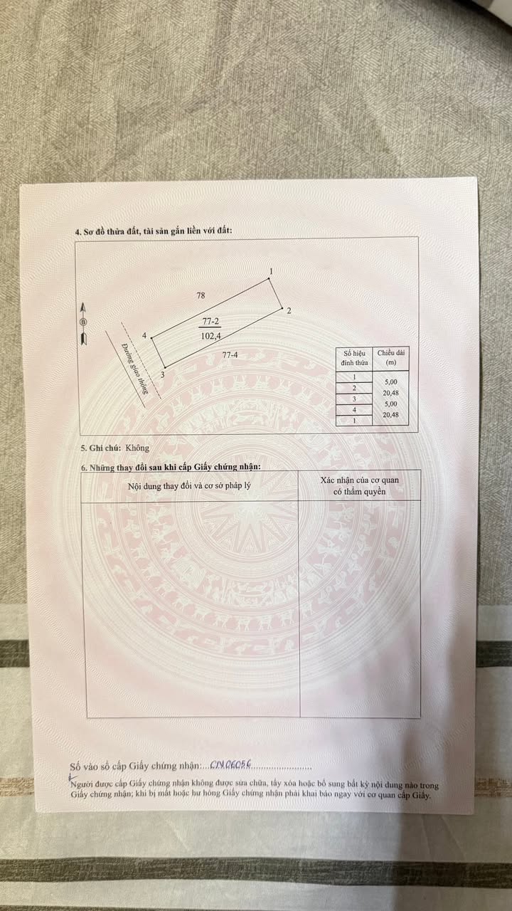Đất nền Phong Châu, Việt Trì 102.4m² - Tiềm năng tăng giá vượt trội!