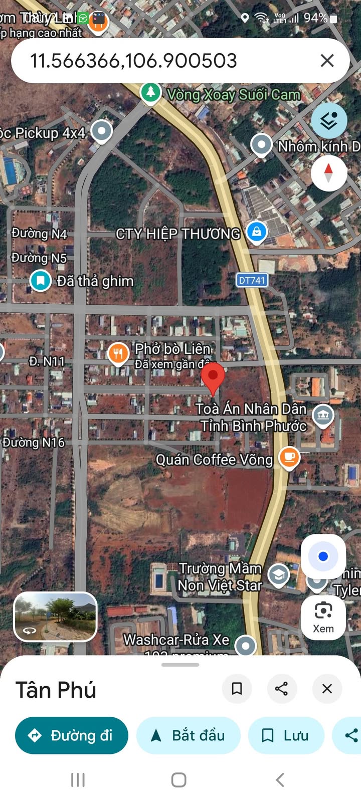 Đất nền Đường D9 Bình Phước 178m² - Sổ đỏ chính chủ