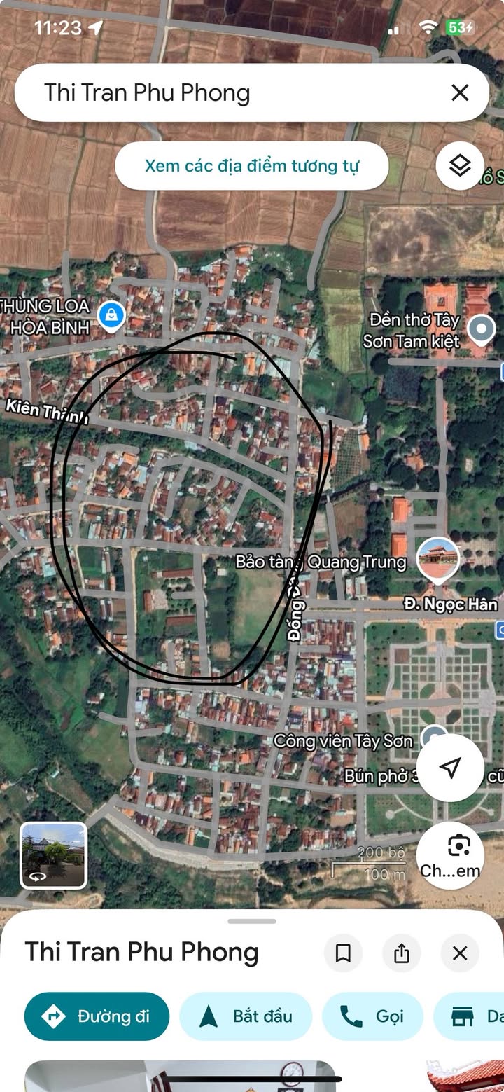 Đất nền Thị trấn Phú Phong 126m² - Sổ đỏ chính chủ!