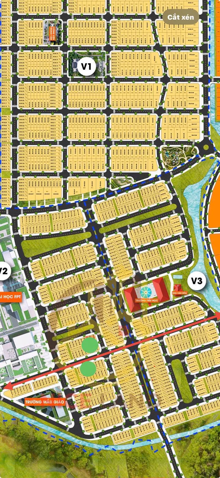 Đất nền Khu FPT Đà Nẵng 102m² - Sổ đỏ chính chủ, xây dựng tự do