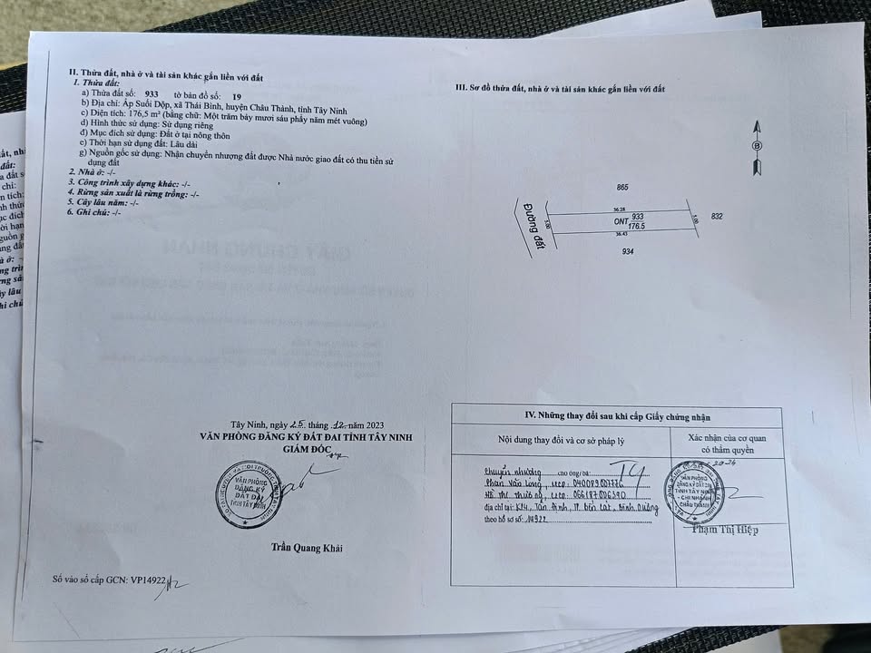 Bán đất Châu Thành, Tây Ninh 185m² sổ đỏ - Sẵn sàng an cư lạc nghiệp