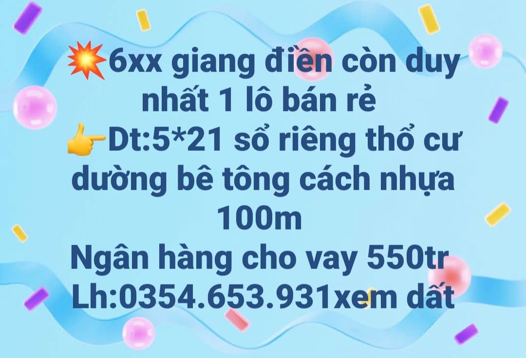 Đất Nền Xuân Lộc 105m² Sổ Riêng - Giá Đầu Tư 550 Triệu