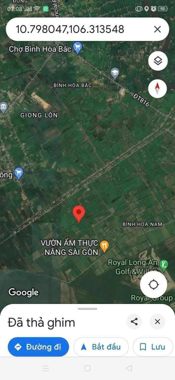 Đất Nền Đức Huệ Long An 32.496m² - Sổ Đỏ Chính Chủ