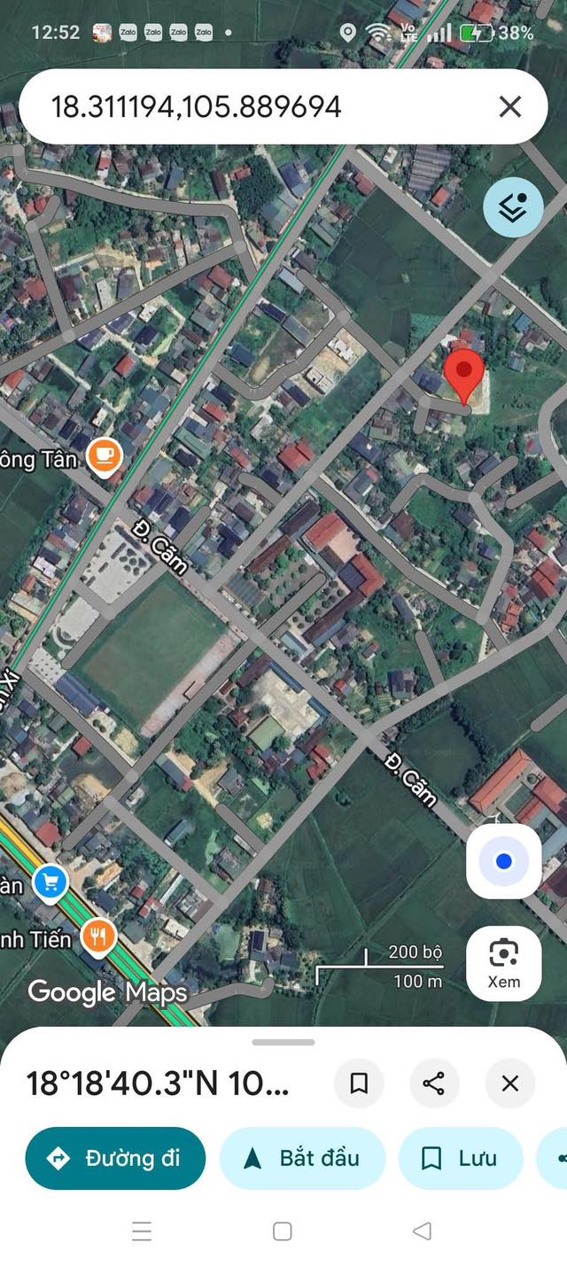 Đất nền Hà Tĩnh 110m² giá 1 tỷ 0xx - Đất thổ cư 100%