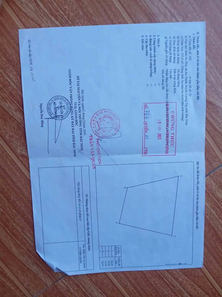 Đất nền An Phú, Lương Tài 100m² - Sổ đỏ chính chủ