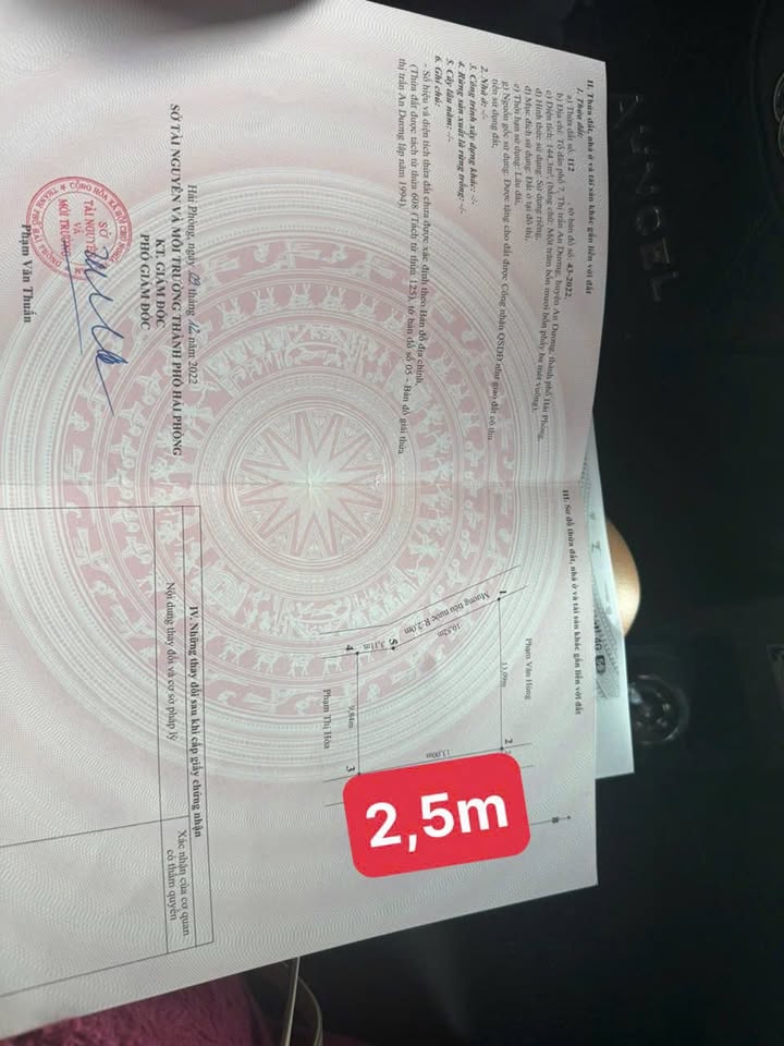 Đất nền Tổ 7 An Dương 200m² - Sổ đỏ chính chủ!