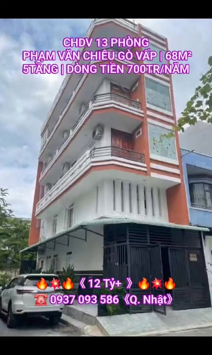 Nhà phố CHDV Gò Vấp 68m² - Dòng tiền 700tr/năm, đầu tư sinh lời!