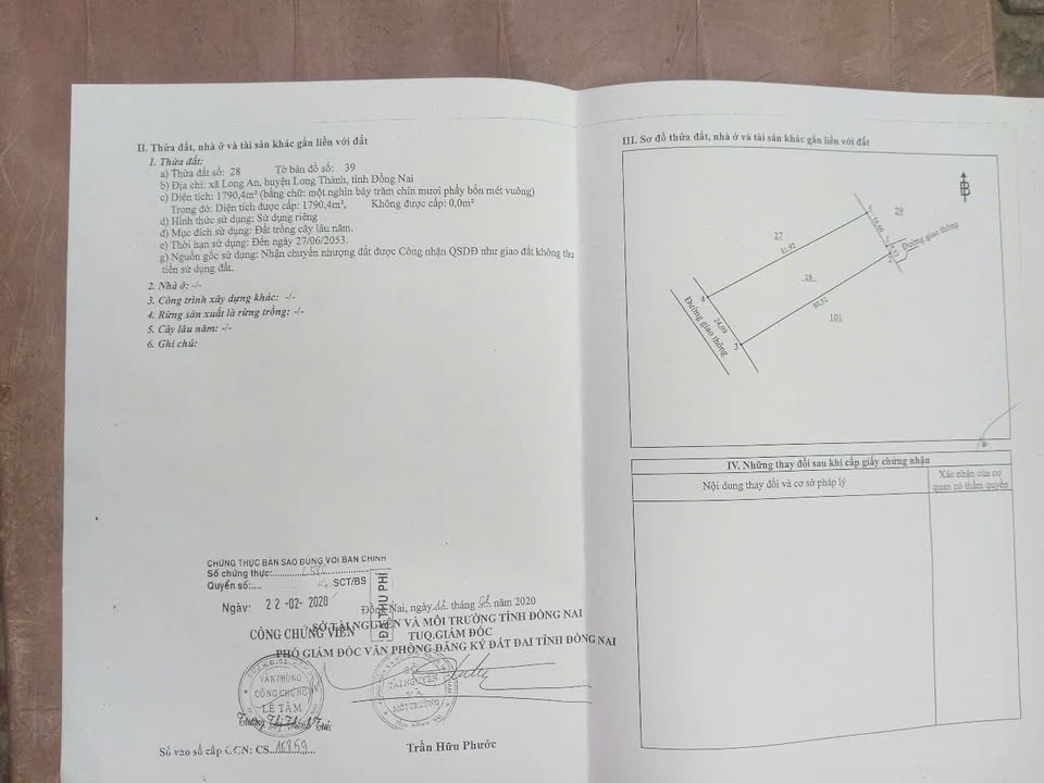Đất nền Long Thành 1.790m² đầu tư - Tiềm năng tăng giá