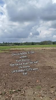 Đất Nền Xuân Hiệp, Đồng Nai - 215m² Full Thổ Cư, Giá 600 Triệu