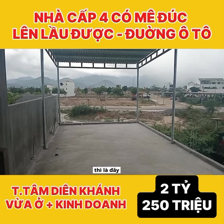 Nhà 2.25 Tỷ Diên Khánh - Kinh Doanh Tốt, Sổ Hồng Sẵn