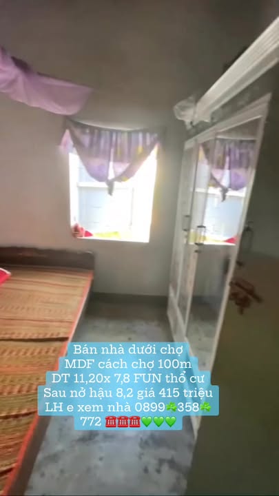 Nhà Cấp 4 Gần Chợ MDF Đăk Đoa - 89m² Thổ Cư, Giá 415 Triệu