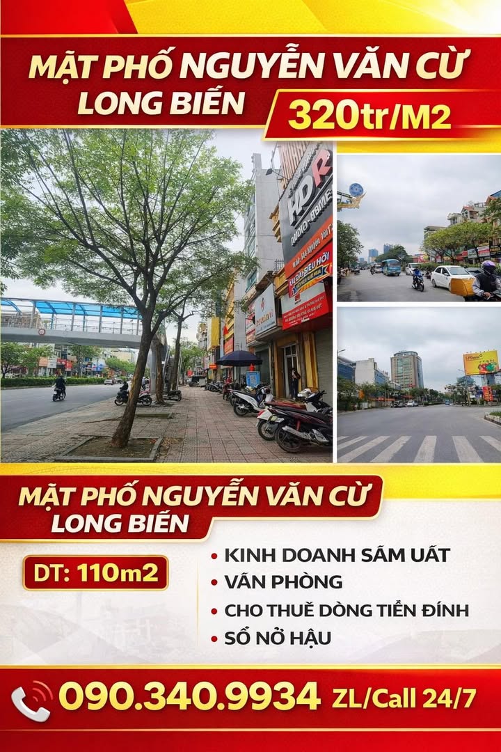 Nhà Phố Nguyễn Văn Cừ 110m² - Mặt tiền kinh doanh sầm uất!