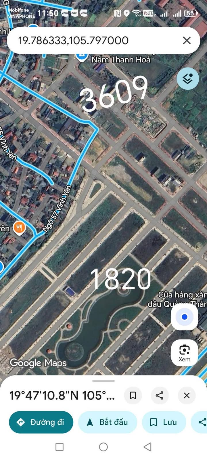 Đất nền MB 3609 Thanh Hóa 75m² giá 3 tỷ - Tiềm năng tăng giá!