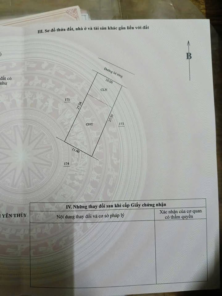 Đất Vàng Bảo Hiệu Yên Thủy 278m² - Giá 4 Tỷ, Sổ Hồng Sẵn Sàng