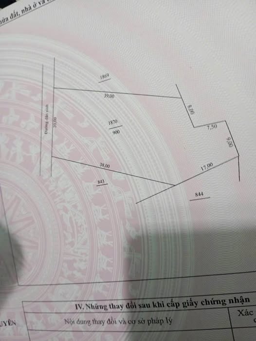 Đất nền 900m² Khu tái định cư Trung Thành, Phú Bình - Sổ đỏ chính chủ!