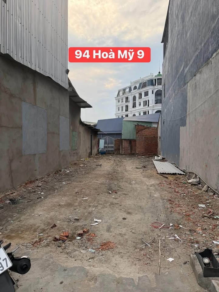 Đất Mặt Tiền 94 Hòa Mỹ 9 Liên Chiểu 75m² - Ngang 5m Nở Hậu