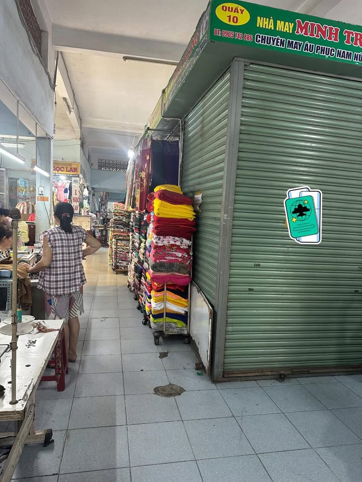 Cho thuê kiot mặt tiền chợ Mới Đà Nẵng - Giá 1 triệu/tháng