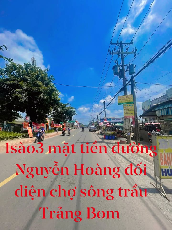 Mặt Tiền Nguyễn Hoàng Trảng Bom 1316m² - Kinh Doanh Đa Ngành