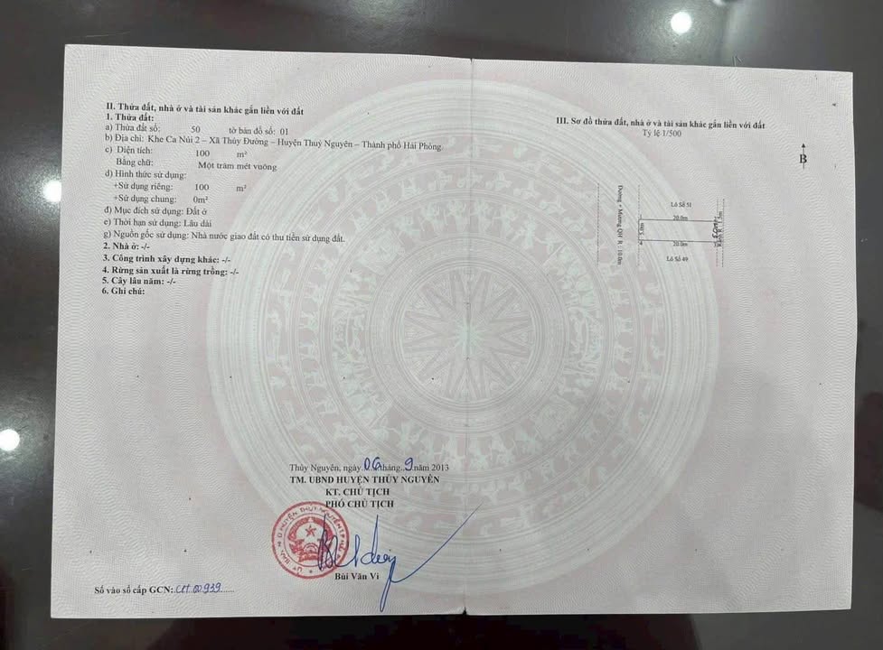 Đất nền Thủy Nguyên Hải Phòng 100m² - Sổ đỏ chính chủ, sang tên ngay!