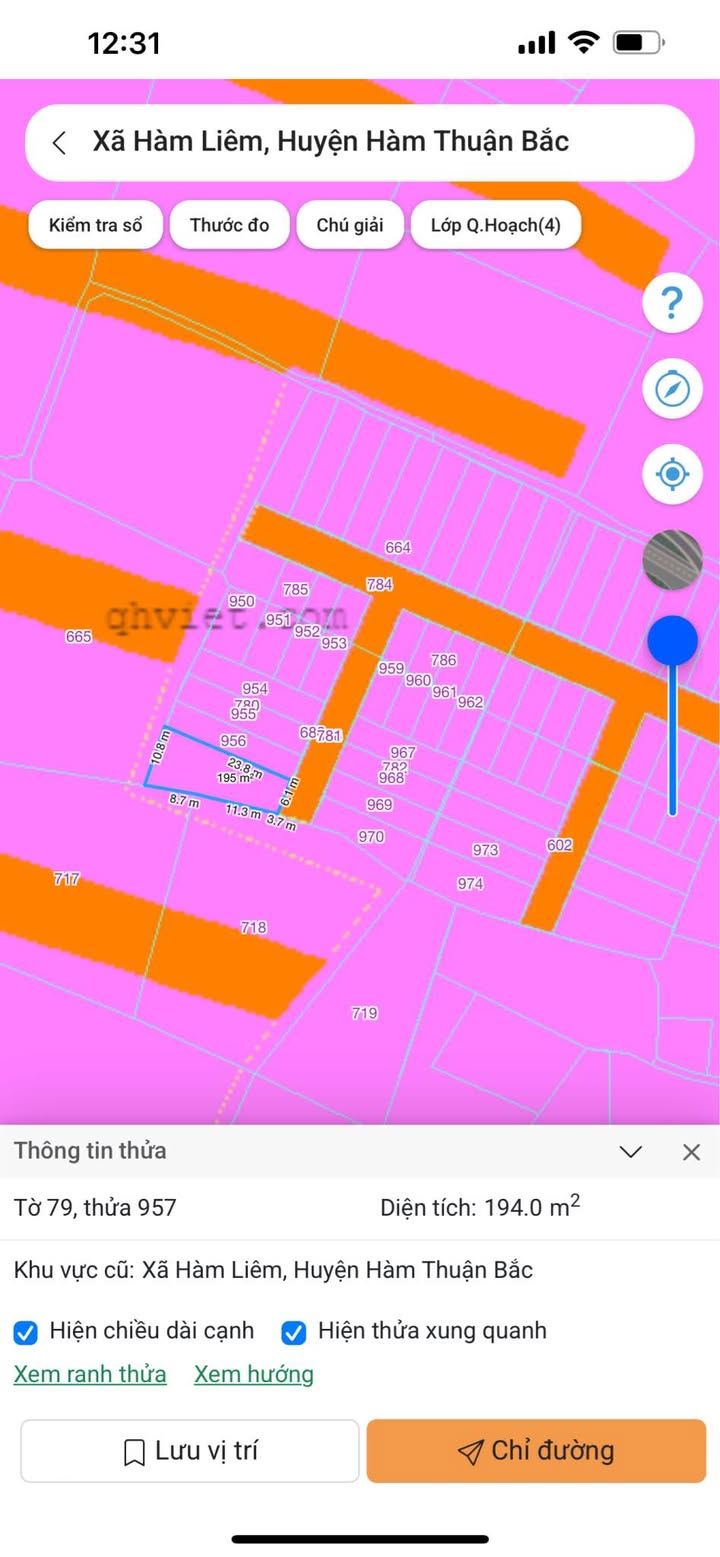 Đất Nền Hàm Liêm 210m² (8m nở hậu) - Sổ hồng chính chủ, giá 1.6 tỷ