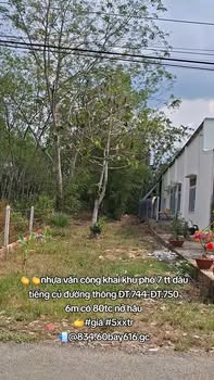 Đất Nền Dầu Tiếng 80m² - Sổ Hồng Sẵn Sàng - Giá 5 Tỷ