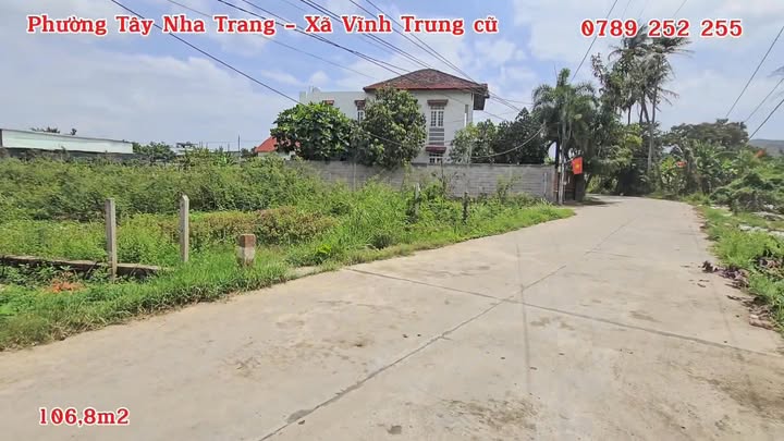 Đất nền Phương Sài, Nha Trang 106m² - Sổ đỏ chính chủ