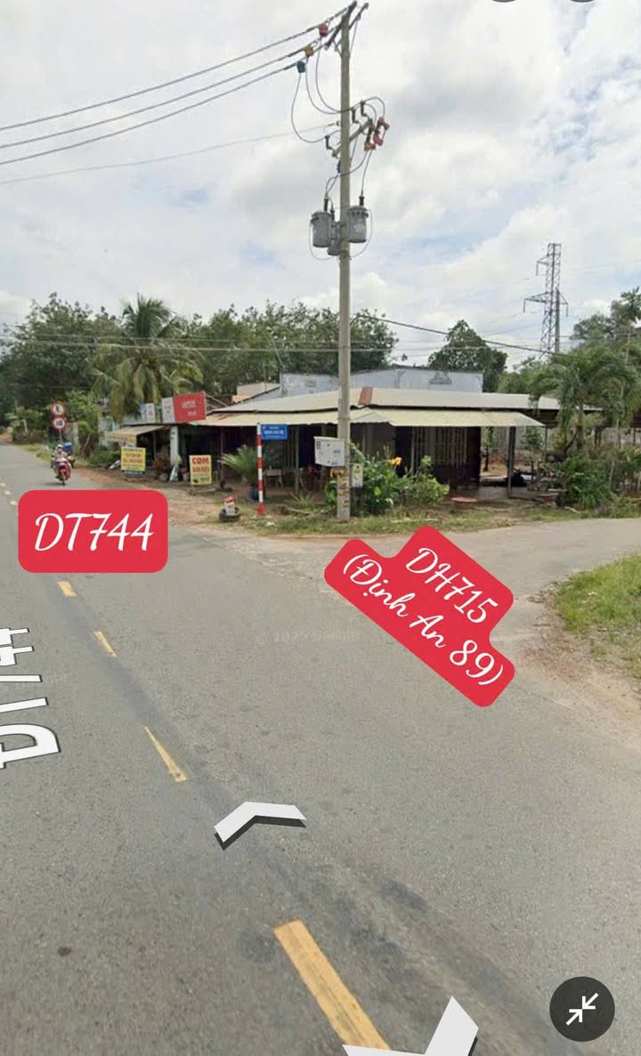 Đất nền mặt tiền 580m² tại Dầu Tiếng, Bình Dương - Giá đầu tư 300 triệu