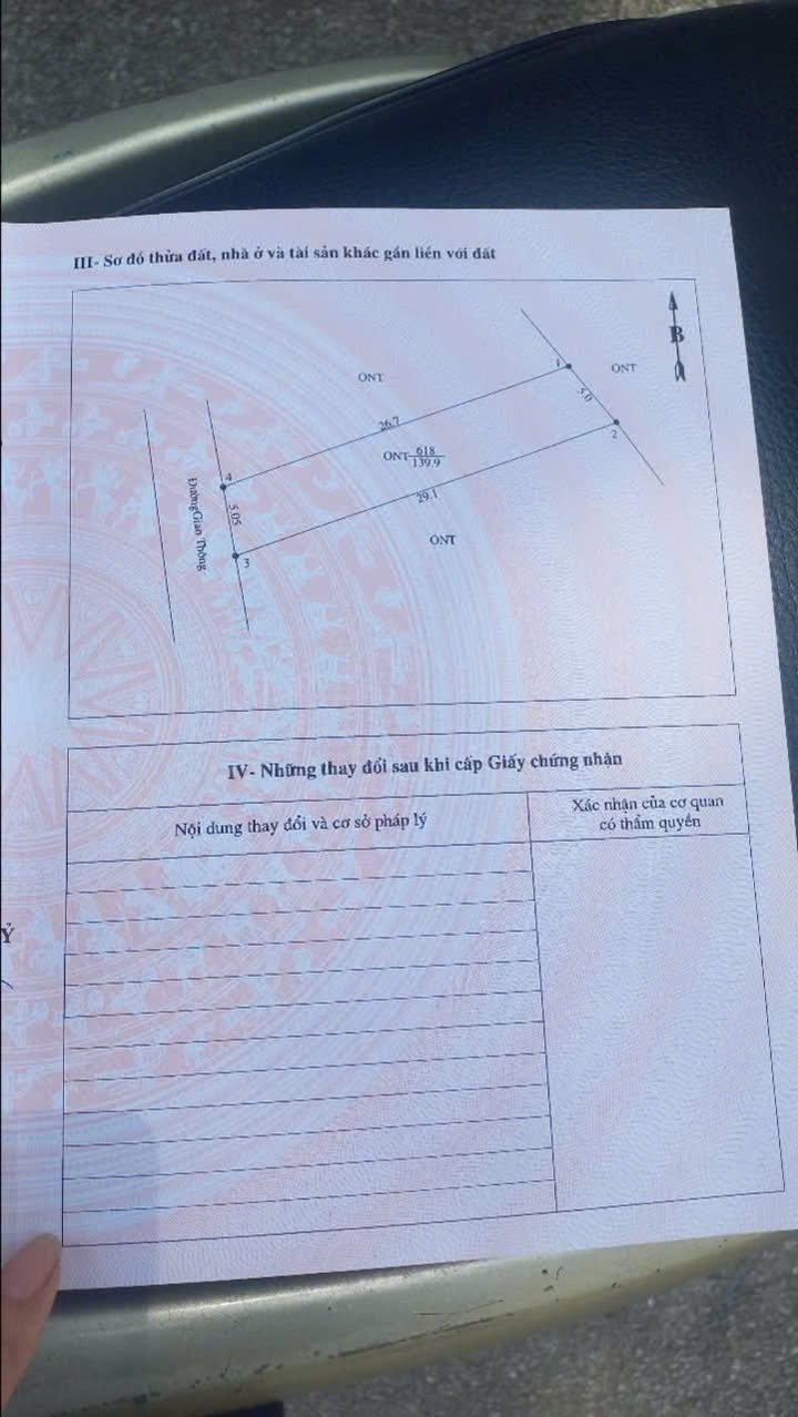 Đất Nền Hoàng Xá, Thanh Thuỷ 139.9m² - Sổ Đỏ Chính Chủ, Giá Tốt