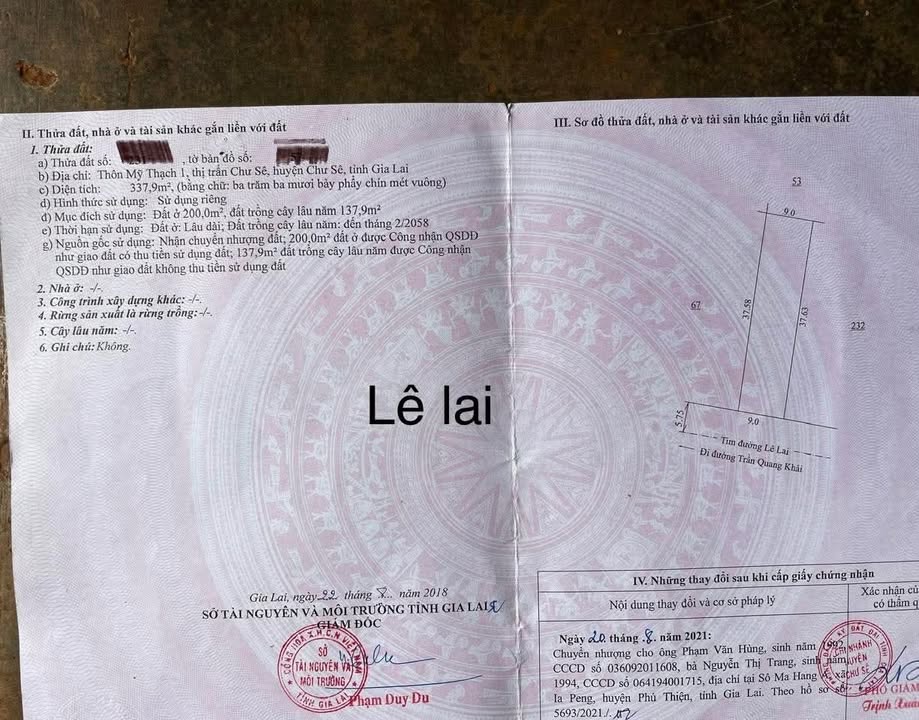 Đất nền Chư Sê Gia Lai 342m² giá 1.8 tỷ - Tiềm năng tăng giá!