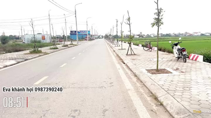 Đất nền Giao Thủy Nam Định - 90m² mặt tiền trục chính, giá 1.38 tỷ