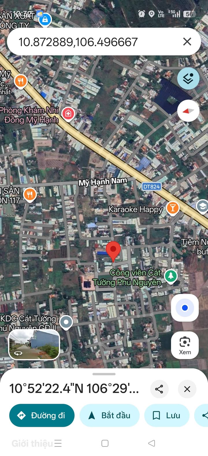 Bán Đất Long An 110m² SHR Mặt Tiền Kinh Doanh Mỹ Hạnh Nam