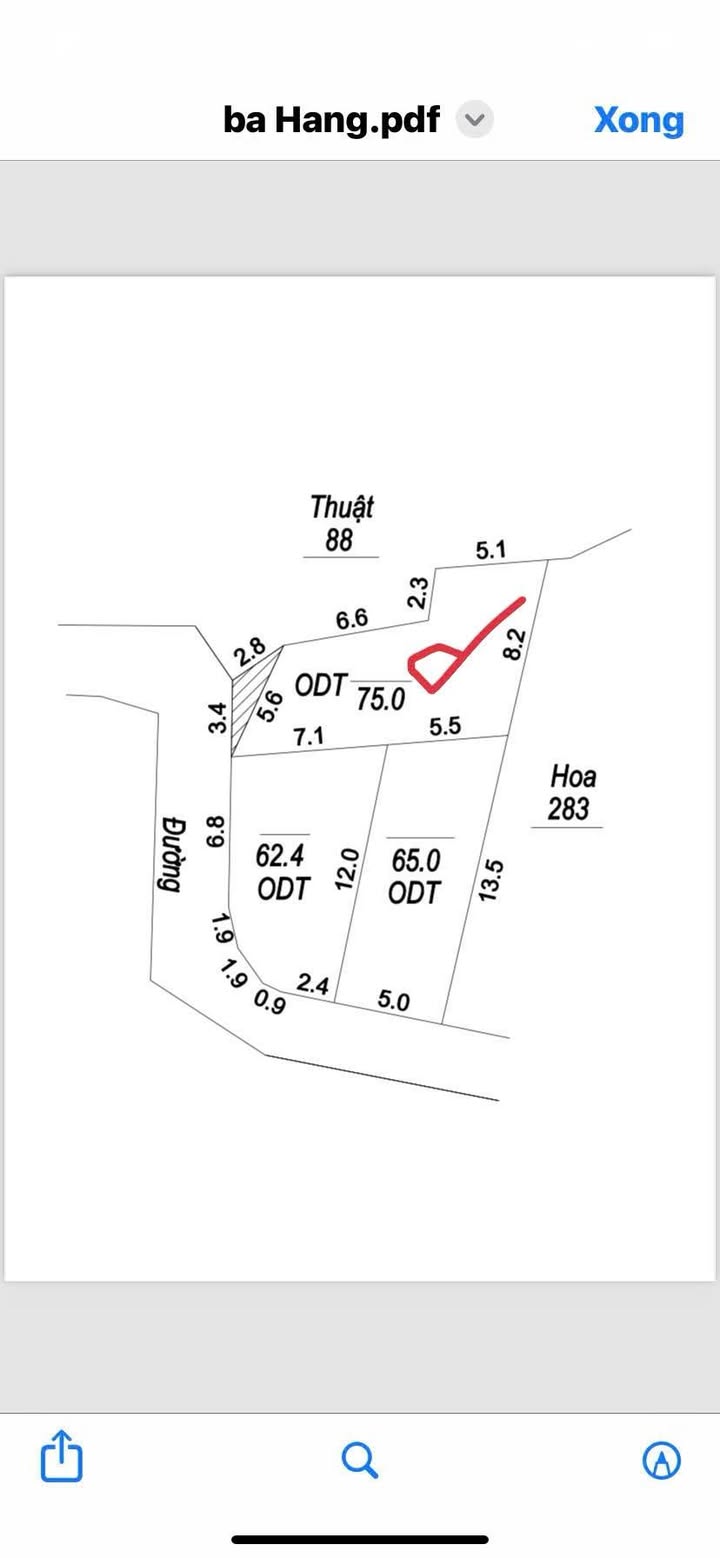 Nhà 75m² Phường Lộc Vượng, Nam Định - Ô tô đỗ cửa, Giá 7.x Tỷ