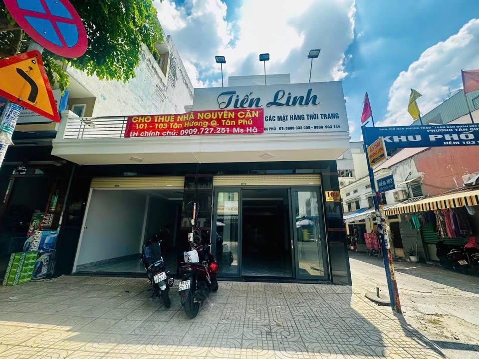Nhà Góc 2 Mặt Tiền Tân Hương, Tân Phú - Kinh Doanh Đắc Lợi 176m²